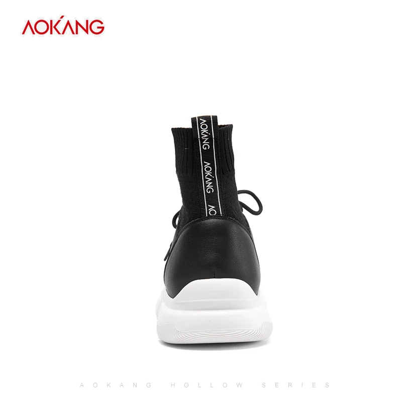 Casuais Confortável De 2018 Tenis Zapatos Black183450025 Botas Masculino Homens Aokang Adulto red183450026 Sapatos Luz Inverno Respirável Tornozelo Hombre qI1pqw