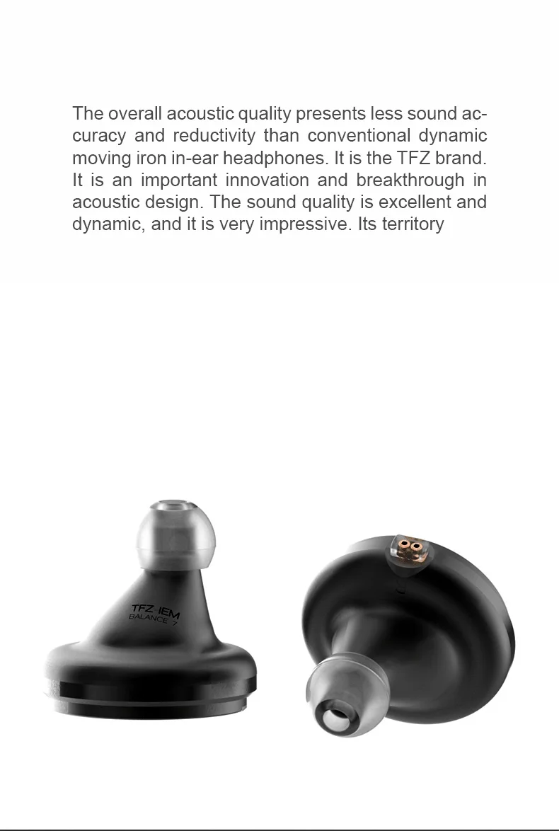 TFZ BALANCE 7 новое поколение плоский флагманский HiFi аудио внутриканальный монитор наушники IEM с 2 Pin 0,78 мм съемный кабель