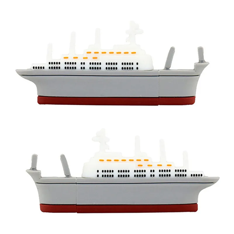 Лодка USB флэш накопитель Модель корабля флеш 4 ГБ 8 16 32 64 128 Steamship флешка карта