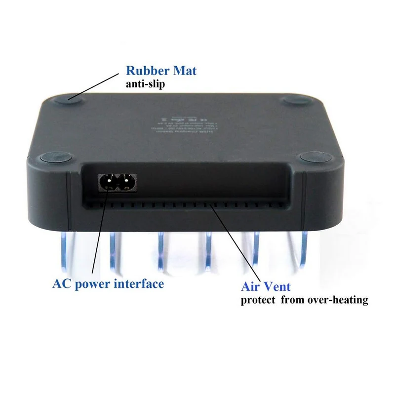 Зарядная Станция 5 USB зарядное устройство Съемный многопортовый настольный