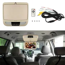 9 Inch TFT LCD car HDMI Monitor Roof mount ceiling flip down for peugeot Display DVD Player with Two Video Input Slim HD monitor
