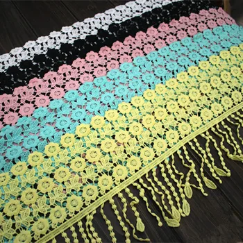 

19cm 7.48"wide-2Yards/lot FREE SHIPPING Venise Lace Trim,Water Soluble Lace Trim