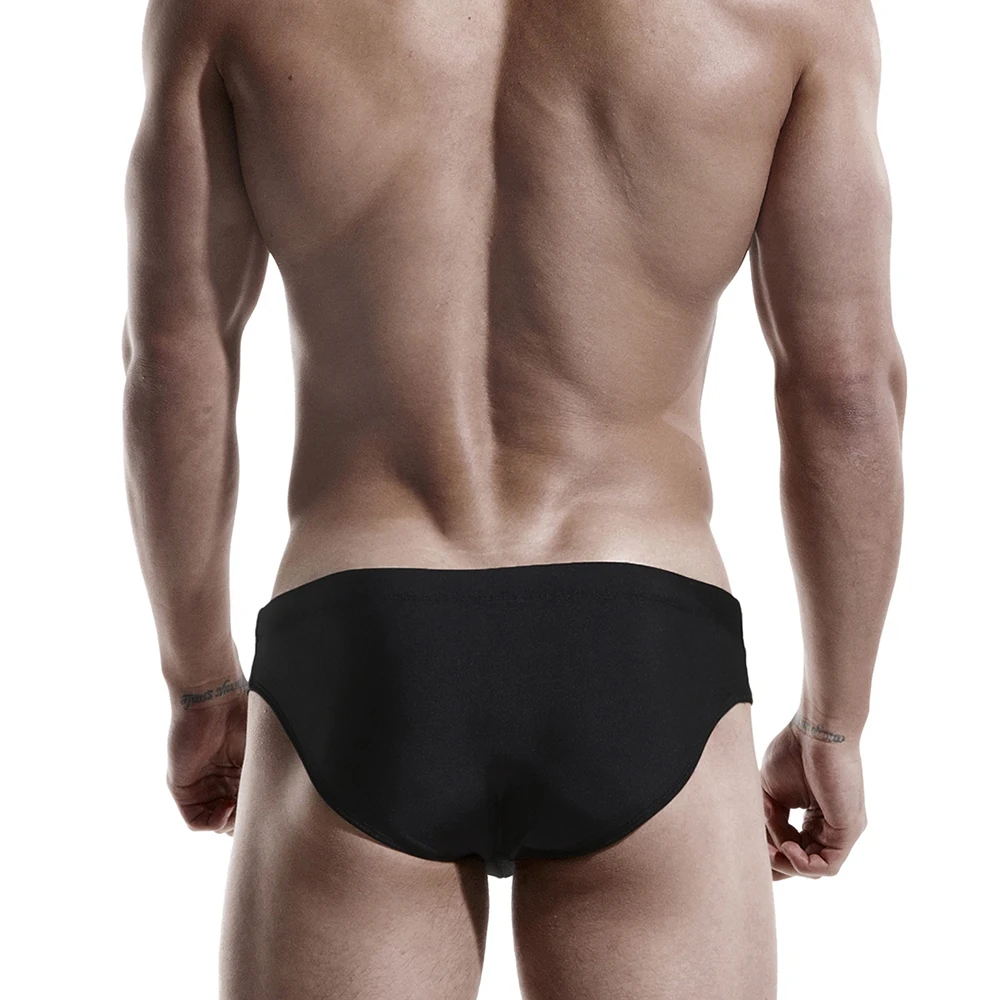 AIMPACT Mens Solid Swim Briefs Beach Surfing Men's Swimwear athletic Sea Swimming Briefs Low Sexy Sportive Swimsuit For Men S320 (27)