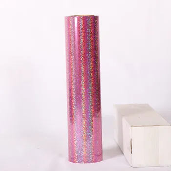 

Wholesale PU Flex Film Pink Color Heat Transfer Vinyl For Clothing PU Iron on Vinyl Film for Tshirts 50cm x 25m