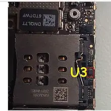 10 шт./лот для iPhone 5 5G меню и Мощность удерживайте клавишу дома интегральная микросхема управления кнопкой U3 6 pin IC чип, осуществляем доставку компаниями HK post