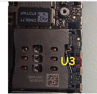 

10pcs/lot Original new For iPhone 5 5G Menu & Power Hold Key Home Button Control ic U3 6 pin IC Chip, HK post free ship
