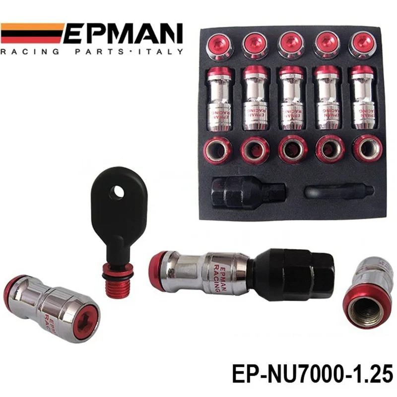 Аутентичные EPMAN ACORN RIM Racing колесные гайки винты 20X1 25 20 шт. для автомобилей Toyota EP NU7000