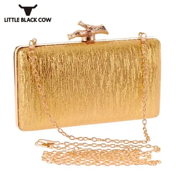 

Pu Party Bags Women New Fashion Evening Clutch Bag Purse Flap Gold Silver Black Luxury Handbags Lady Chain Mini Bolsa Mujer