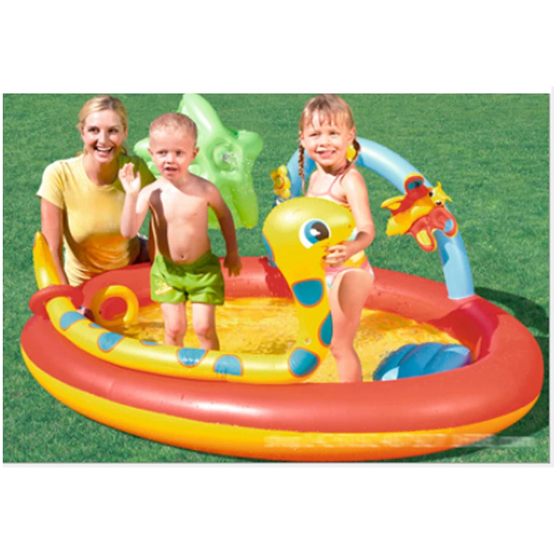 

192*150*88 Lovely Baby Play Pool Inflatable Marine Ball Water Pool Infants Thickening Fishing Swimming Pool zwembad A102