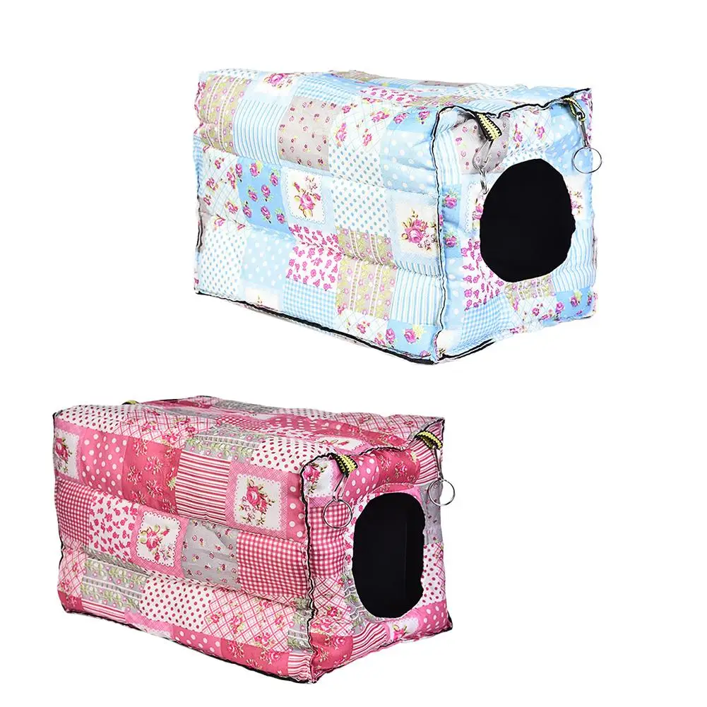 

Hook Design Small Pets Cube Cotton Hamster House Cage For Small Animals Squirrel Guinea Pig Chinchilla Rabbit House Supplies