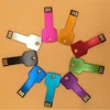 Memoria USB en forma de llave con Logo personalizado, Pendrive de Metal de 4GB, 8GB, 32GB, 16GB ► Foto 1/6