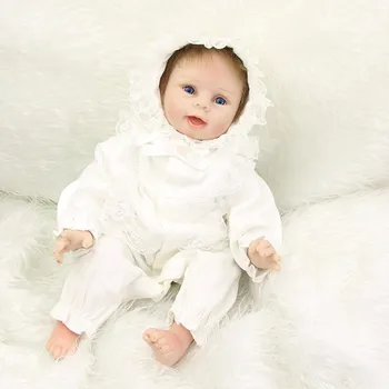 

22inch reborn Silicone Lifelike Bonecas Baby newborn realistic magnetic pacifier reborn toys dolls babies toy princess toddler