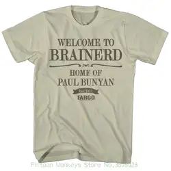 Черная футболка с принтом «Youths Hipster» и надписью «Welcome To Brainerd Sand» для взрослых мужчин