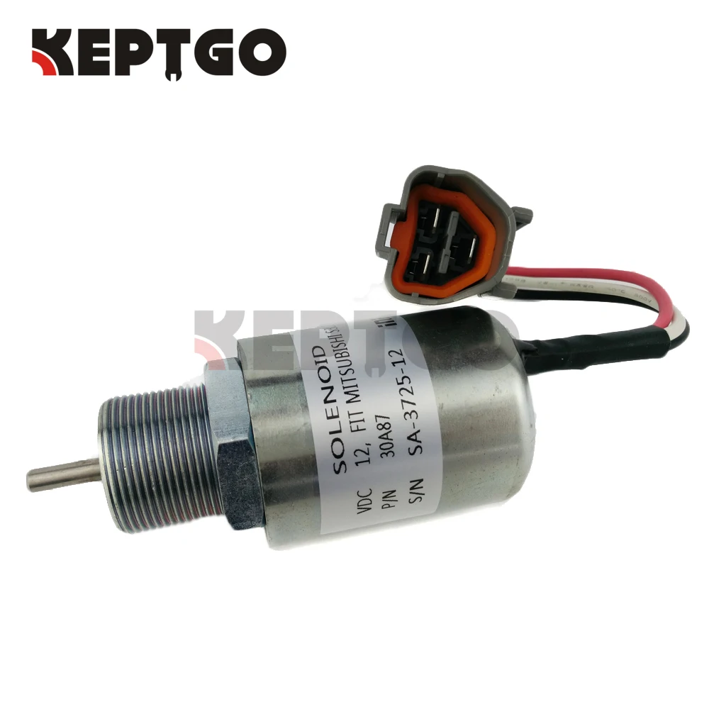 30A87 10400 электромагнитный стоп для Mitsubishi S3L S4L дизельный двигатель 10041 20404 12V|Детали