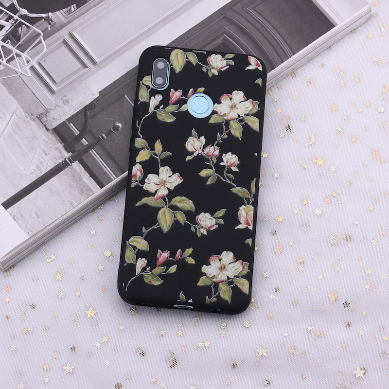 Винтажный силиконовый чехол для Xiaomi Mi Redmi Note 5 6 7 8 9 10 lite Pro Plus с цветочным