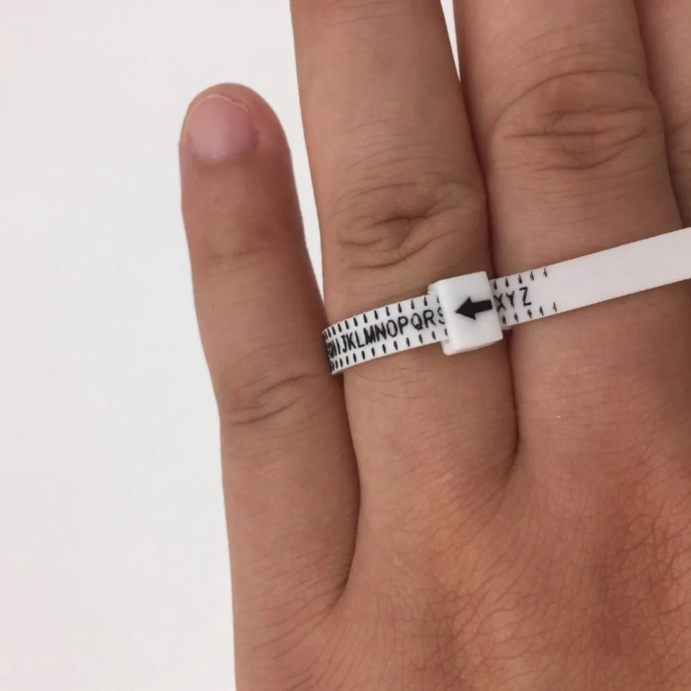 Кольцевой фильтр Британский Американский официальный Британский палец легко измерить измерительный прибор для мужчин и женщин Размеры s A-Z 1-17
