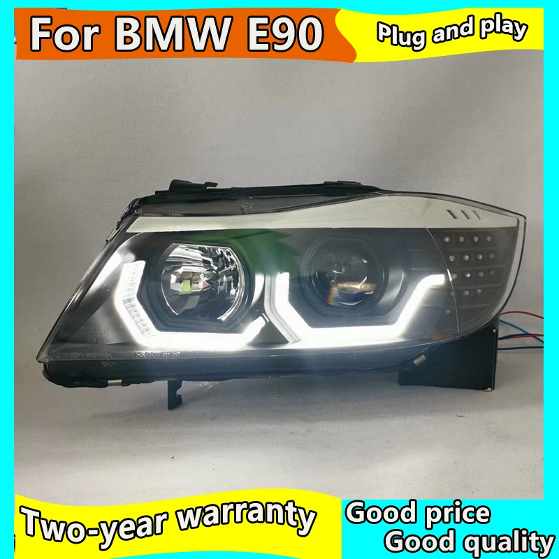 Автомобильная фара для BMW E90 330I 320I 318i светодиодная ангельские глазки 2005 2012 года