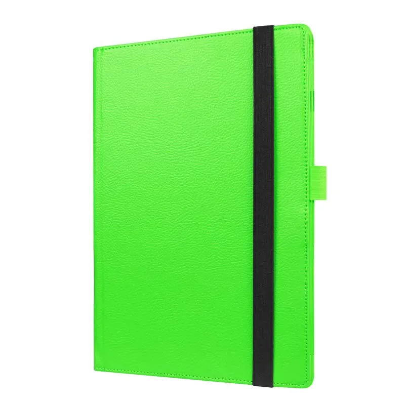 Ультратонкий защитный чехол-подставка из искусственной кожи с текстурой личи для lenovo Yoga Book 10," Tablet PC - Цвет: Зеленый