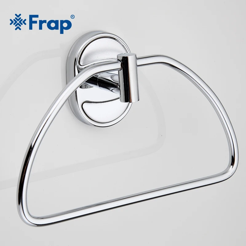 Frap 1 набор кольцо из нержавеющей стали настенное крепление кольцо для полотенец из хрома аксессуары для ванной комнаты держатель для полотенец аксессуары для ванной F1904-2