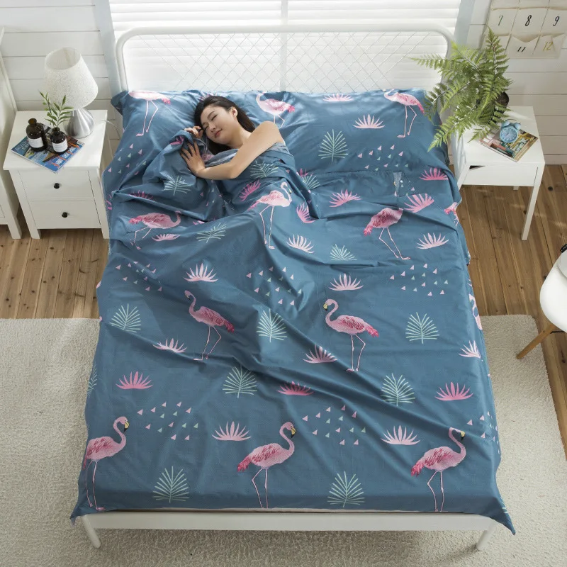 LDAJMW Portable Travel Hotel Cotton Sleeping Bag Anti Dirty Health