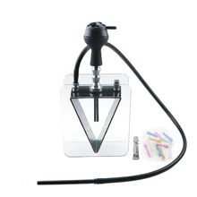 Дизайн высококачественный акриловый набор кальян наргильный кальян с выдвижным шлангом кальян угольный держатель кальян 2 цвета