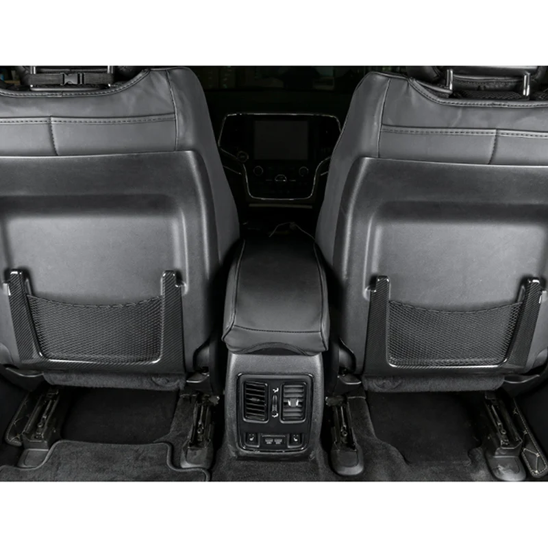 CARMANGO для Jeep Grand Cherokee 2017 Авто Переднее сиденье задняя рамка накладка наклейки