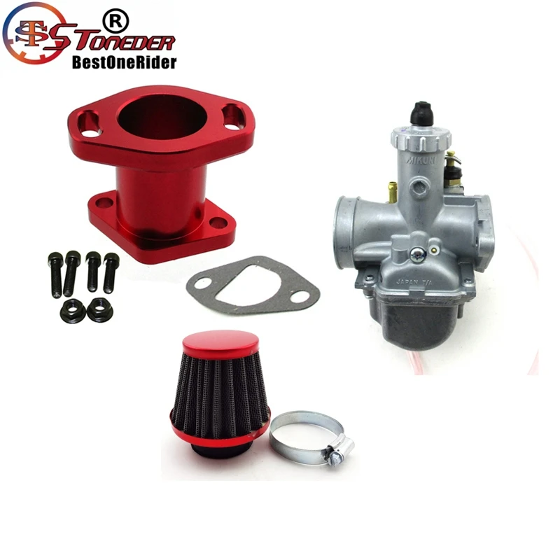 STONEDER Racing Performance Mikuni VM22 Карбюратор Carb Mainfold воздушный фильтр для Predator 212cc GX200 196cc мини-велосипед картинг