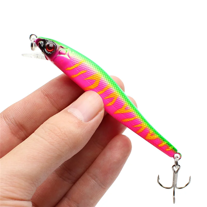 Amlucas Minnow Señuelos de Pesca duro cebo Artificial, 3D los ojos 8 cm 5,9G Wobblers Crankbait Topwater de cebos pescado Pesca WW1098Y Amlucas Minnow Señuelos de Pesca duro cebo Artificial, 3D los ojos 8 cm 5,9G Wobblers Crankbait Topwater de cebos pescado Pesca WW1098Y