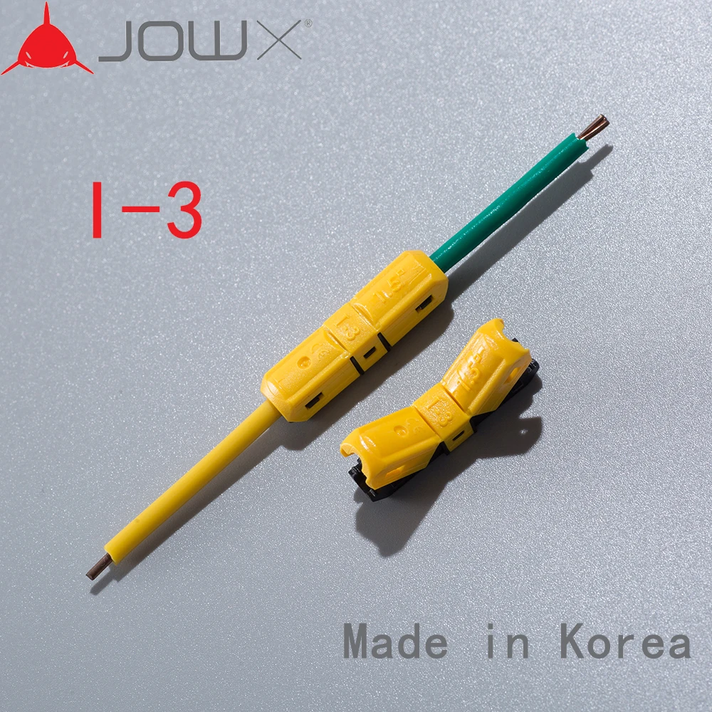 JOWX I-3 10 шт. 16~ 15AWG 1,5 sqmm I-type прямое соединение в линии без зачистки провода кабельные разъемы клеммы сращивания обжимной