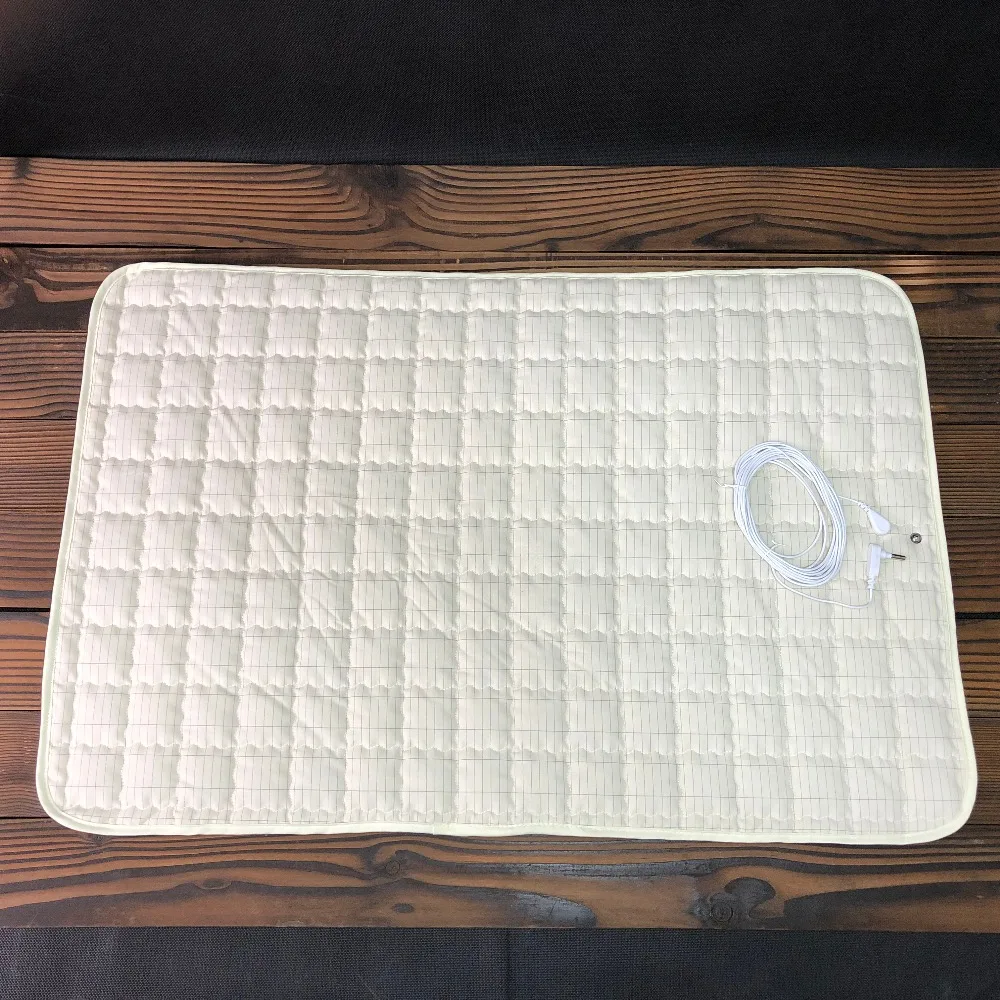 Earthing Mat Throw Pad Seat Pad 46*46cm Silver Antimicrobial Fabric Conductive Grounding Kit Set