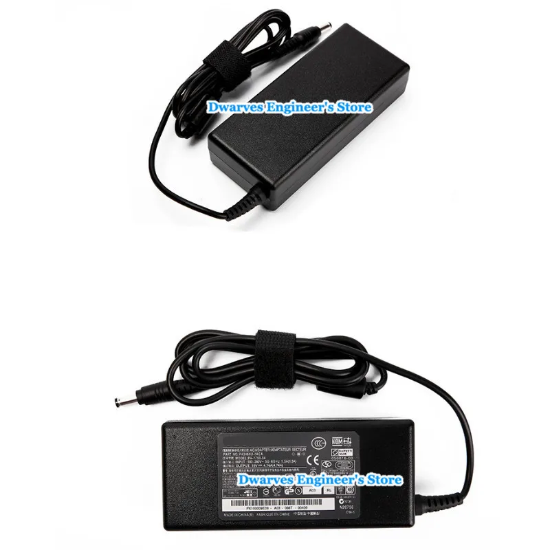 Подлинная 90W 19V 4.74A адаптер переменного тока для ноутбука TOSHIBA Satellite 1950 1955 1130 1115 2430