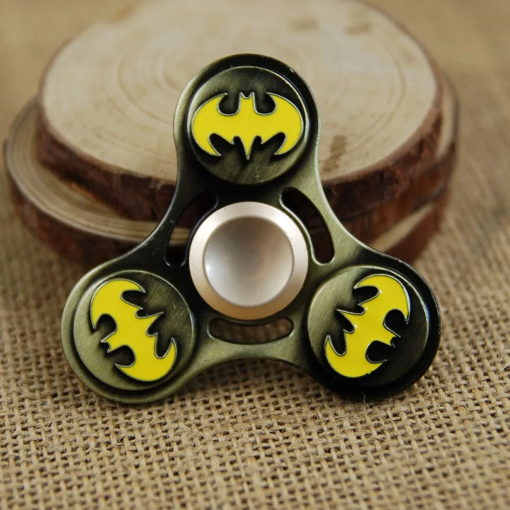

New batmanFinger Spinner Fidget Spinner Toy Alloy EDC Hand Spinner For Autism and ADHD Anxiety Stress Relief Focus Toys