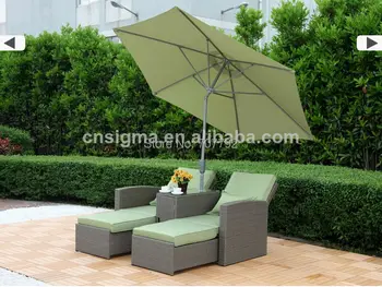 

2014 Hot Sale Outdoor Rattan Recliner Garden Sofa Set