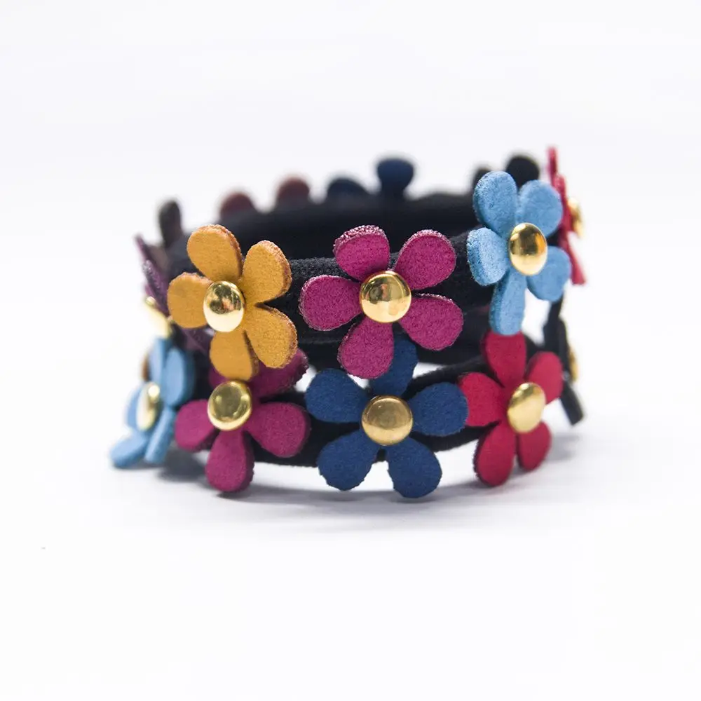 

Women Fashion Cute Daisy Flower Hair Ropes Girls Elastic Rubber Hair Band Ties Ponytail Holder Headbands Accessories Scrunchies