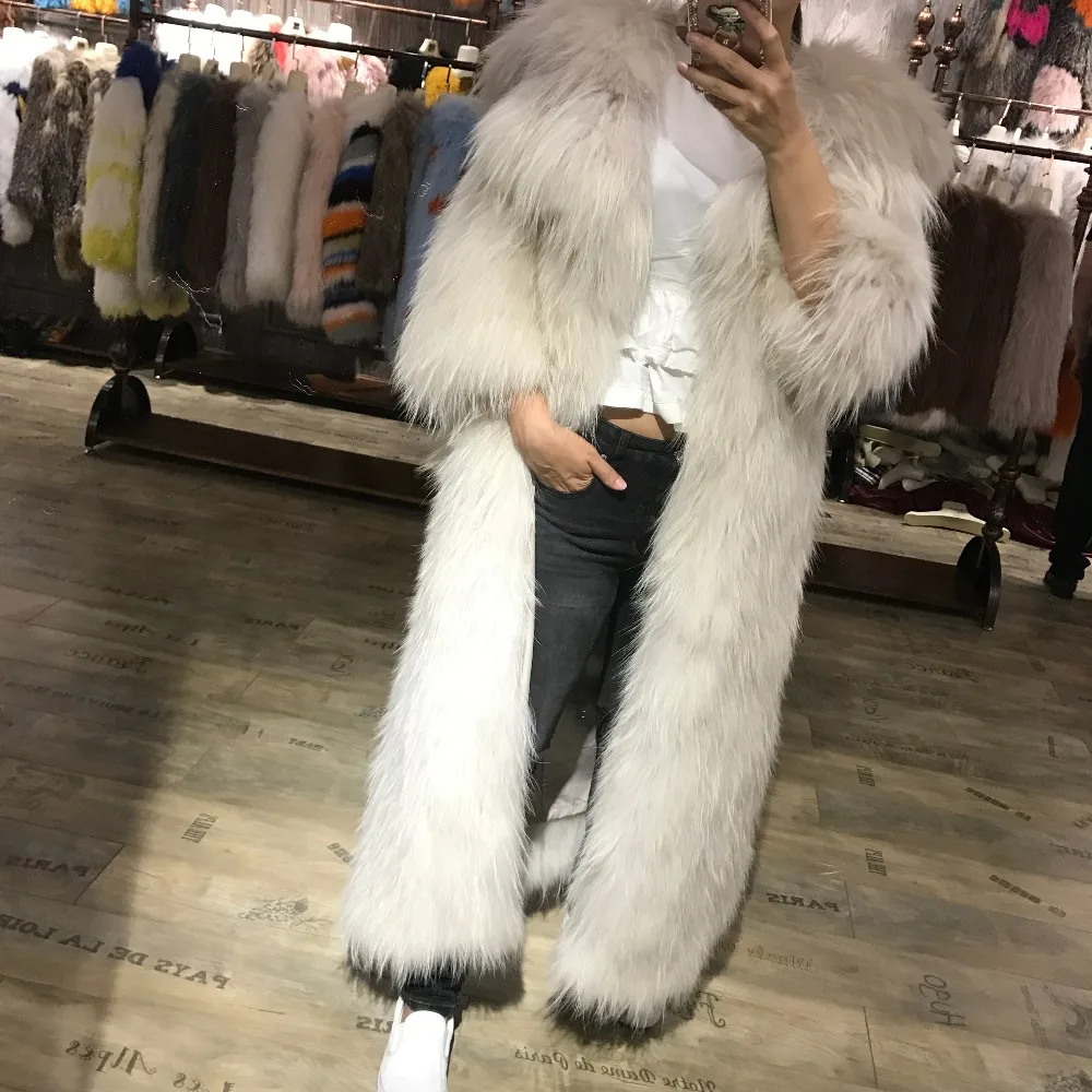 Aliexpress.com : Buy real fur coat long lady knitted fur coat women ...