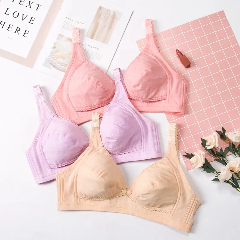 

Breast Feeding Cotton Maternity Bra Nursing bra for Pregnant soutien gorge allaitement Bra Pregnant underwear Care Bra