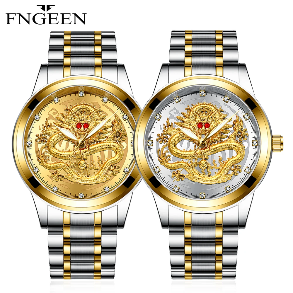 

FNGEEN Relojes Hombre Watch Men Sport Quartz Clock Mens Watches Top Brand Luxury Business Waterproof Watch Relogio Masculino