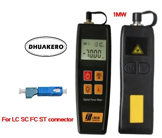 free shipping AB22F YJ350A/C+YJ200 mini FTTH Fiber Optical Power Meter -70 + 10dBm 1mw Visual fault locator with SC-LC adapter | Мобильные