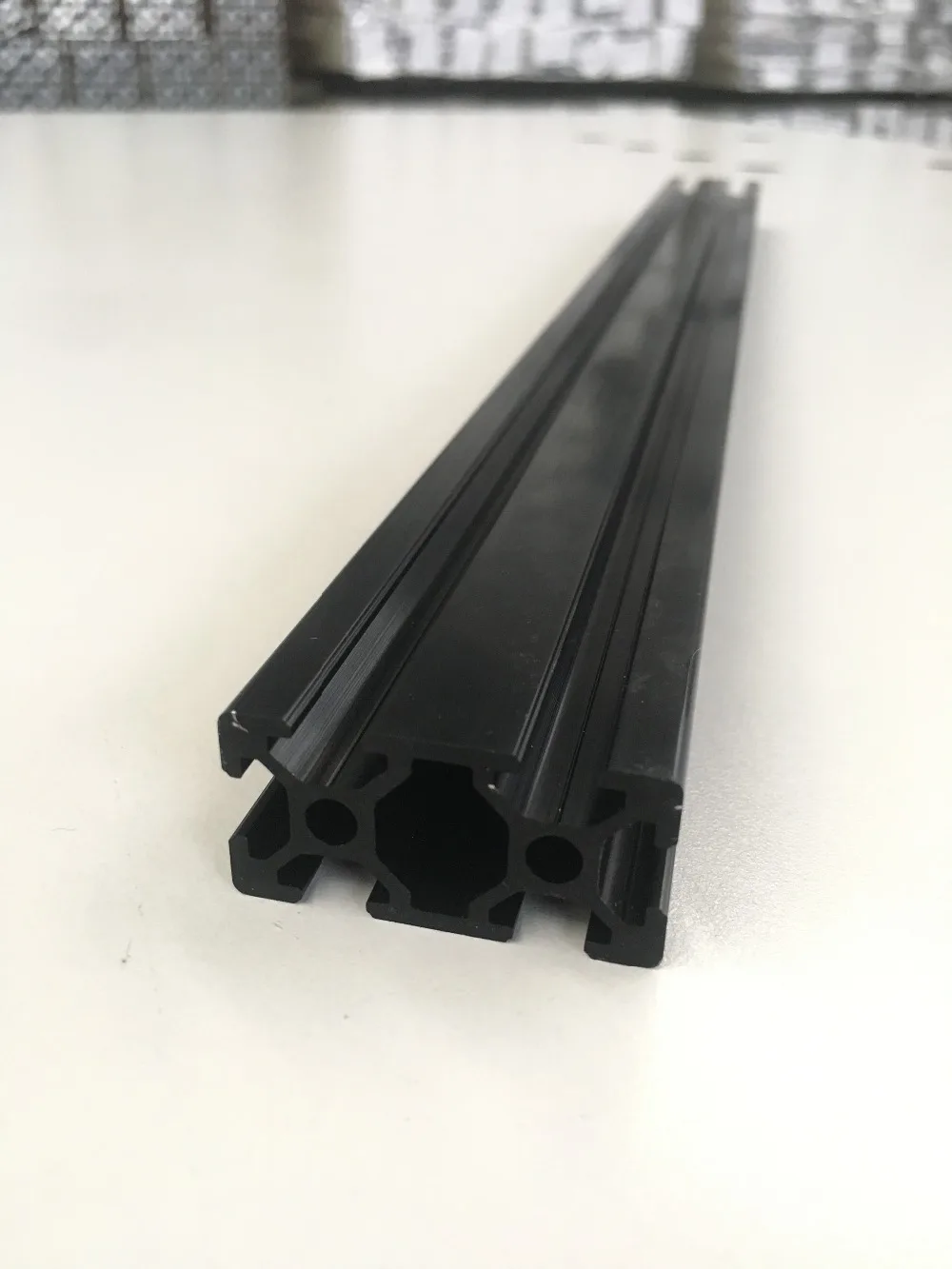 

CNC 3D Printer Parts European Standard Anodized Linear Rail Aluminum Profile Extrusion for DIY 3D Printer black 2040