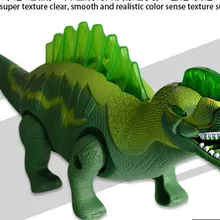 Электрические игрушки ходьба светящийся динозавр со звуком модель для детей мальчиков дети интерактивный