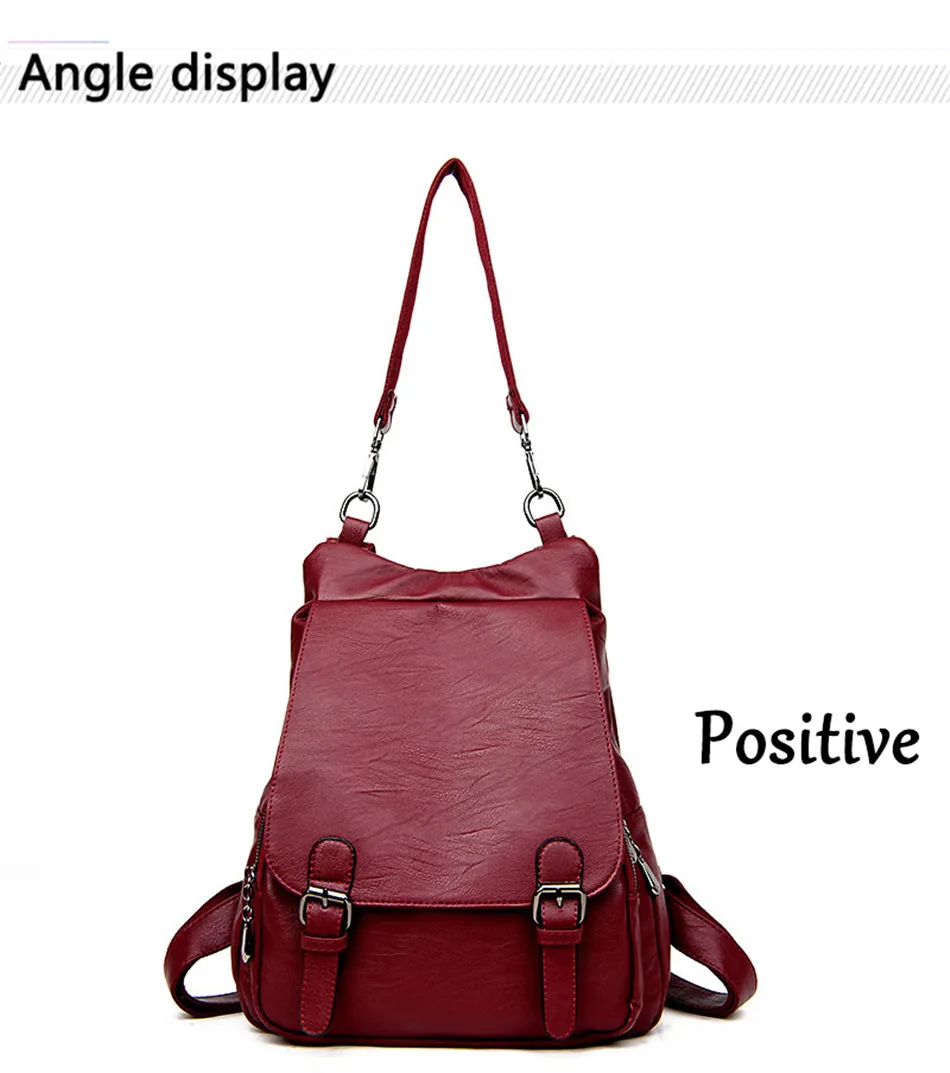 Couro 2019 Nova Moda de Volta pacote Sac A Principal