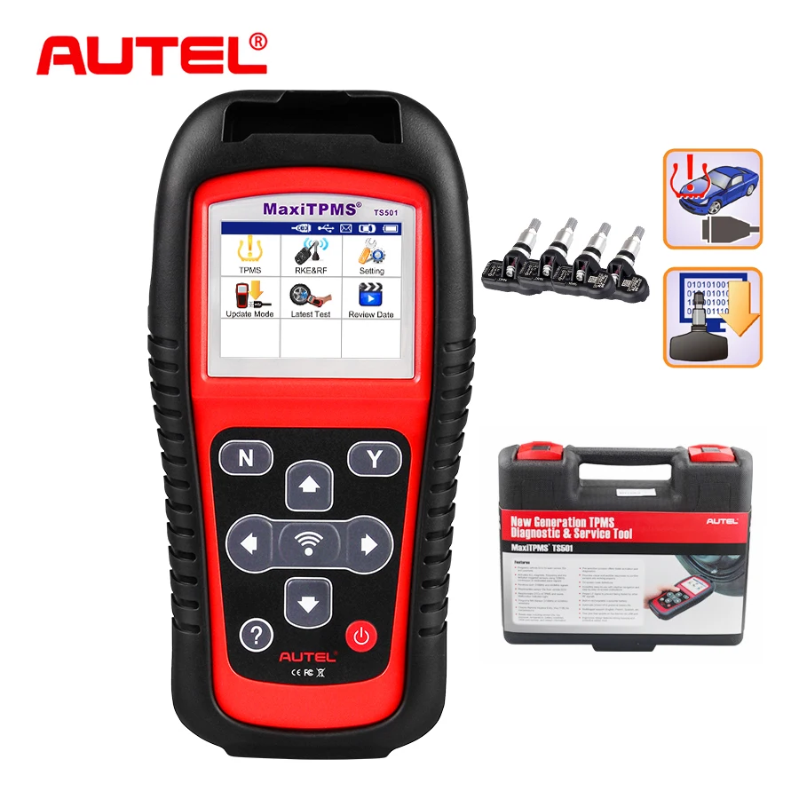 Новые autel MaxiTPMS TS501 TPMS Услуги инструмент Системы система контроля давления в шинах