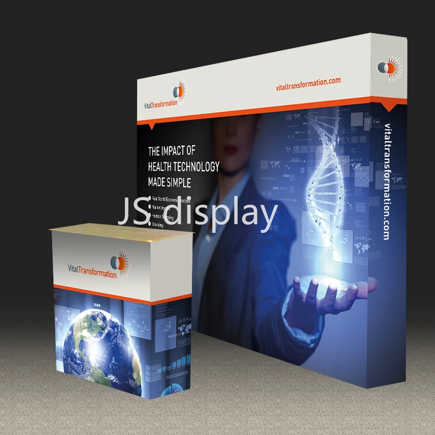 

10ft Straight Trade Show Display Pop Up Banner Stand Booth Exhibition Expro Event Advertising Equipment