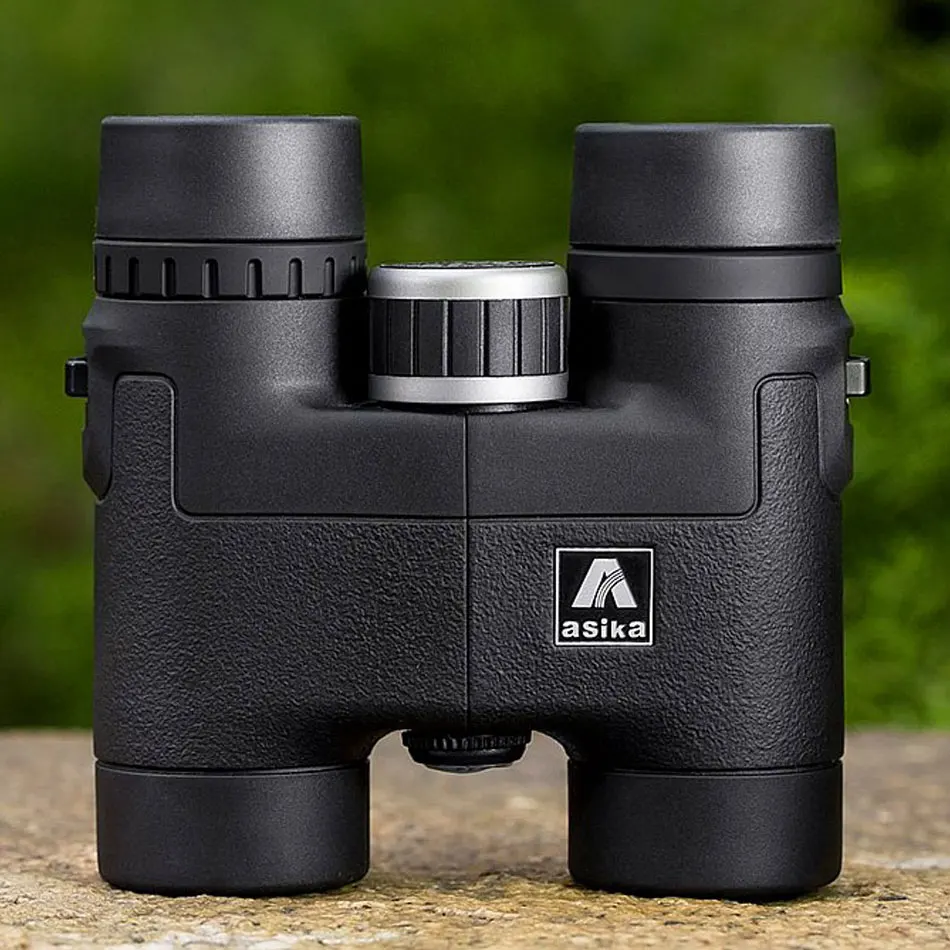 Genuine Asika 8X32 telescope Binoculars for hunting camping waterproof professional binoculares Bird Watching HD Military black