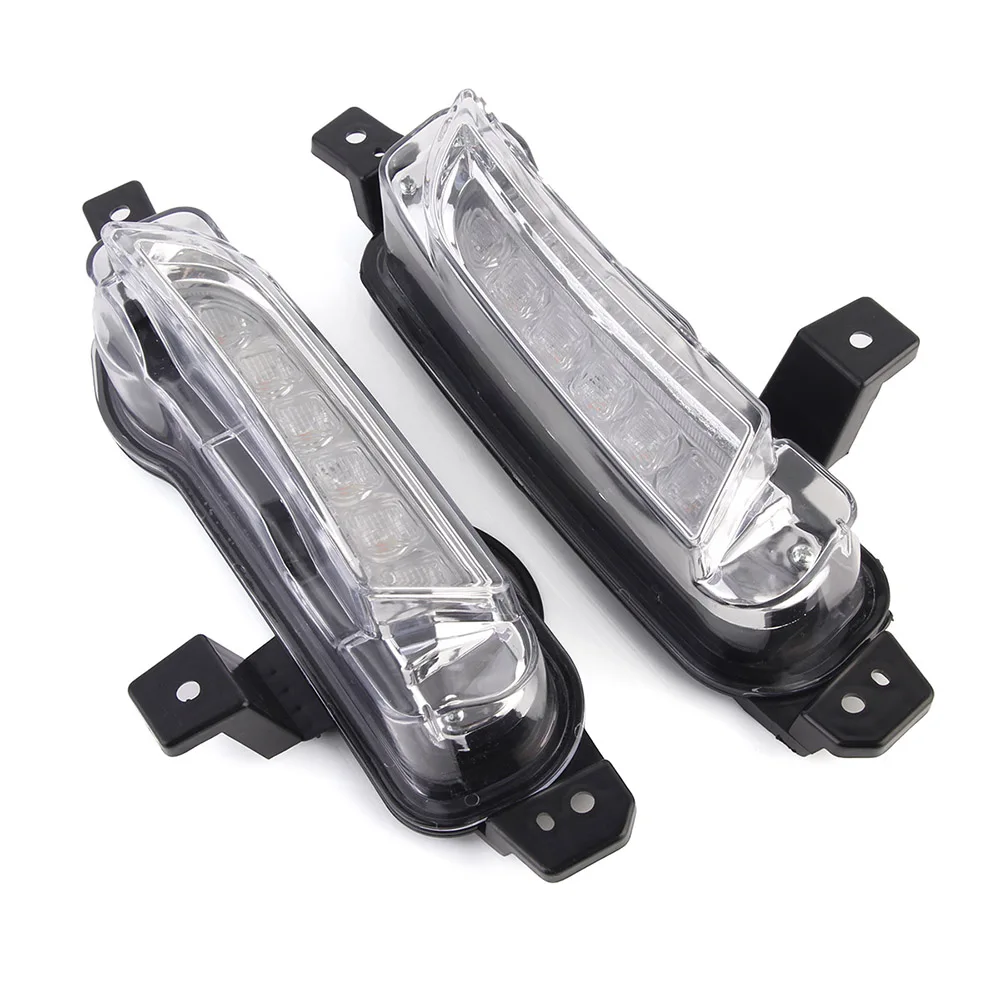 

NOVSIGHT White Auto Car LED DRL Daytime Running Light Driving Fog Lamps Yellow Turn Signal for Suzuki Vitara 15-16 D25