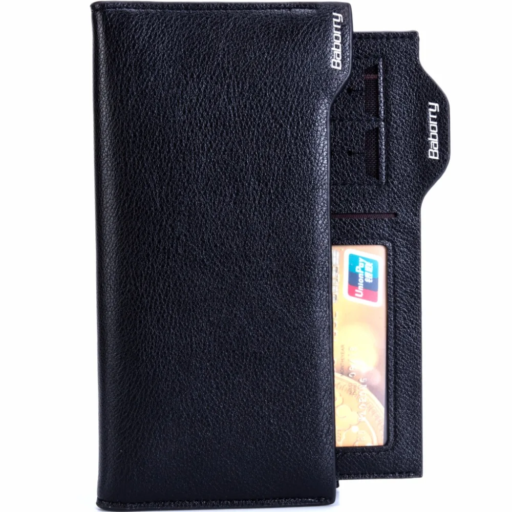 Brieftasche Männer Großhandel Diebstahl Geldbörse Schwarzes Rfid los Schützen Teile 50 Geldbörsen Berühmte Brieftaschen Marke Lange kakifarbig vSrdqwS