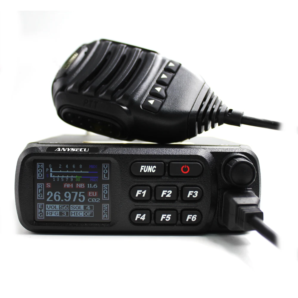 Anysecu CB Radio CB-27 коротковолновое мобильное радио 26,965-27,405 МГц AM/FM Citizen бренд lisence бесплатно 27 МГц коротковолновое радио CB27