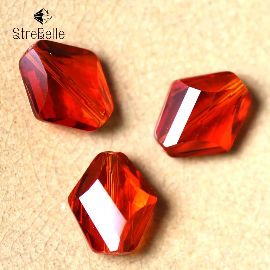 

Wholesale Factory Price 12x14mm 400pcs DIY Glass Beads 18 Colors Crystal Beads for Women Jewelry Making FREE SHIPPING AAA31