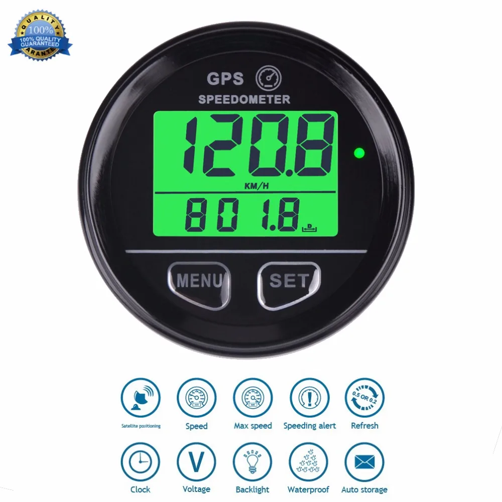 

Waterproof Digital GPS Speed Meter Backlight SM001 Speed Counter For ATV UTV Motorcycle Automobile motor vehicle