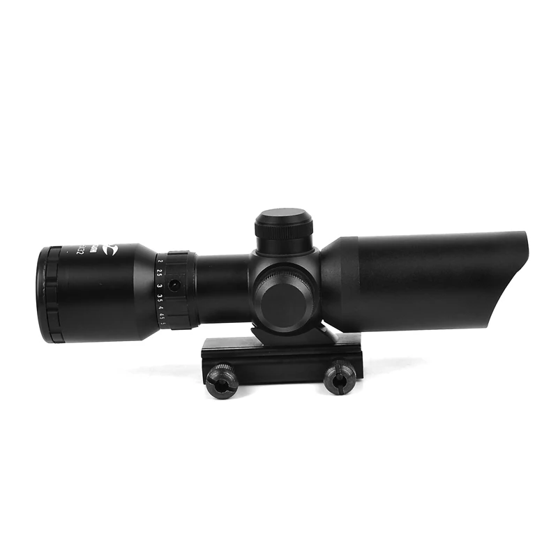 1.5-5X32 Short Dot Scope Hunting Riflescope Red Green Illuminated Optical Scope Rail 20mm Crossbows For Hunter Air Soft Sight